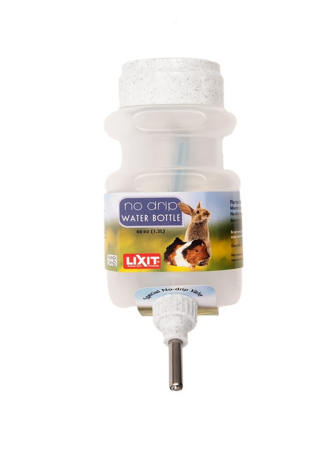 Lixit Top Fill No Drip Water Bottles for Rabbits, Ferrets, Hamsters, Guinea Pigs, Rats, Chinchillas and Other Small Animals (44 Ounce, Granite) - Image 1